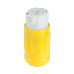 Marinco 6360CRN Locking Female Connector 50A 125V 2P3W | Blackburn Marine Dock & Marine Shorepower